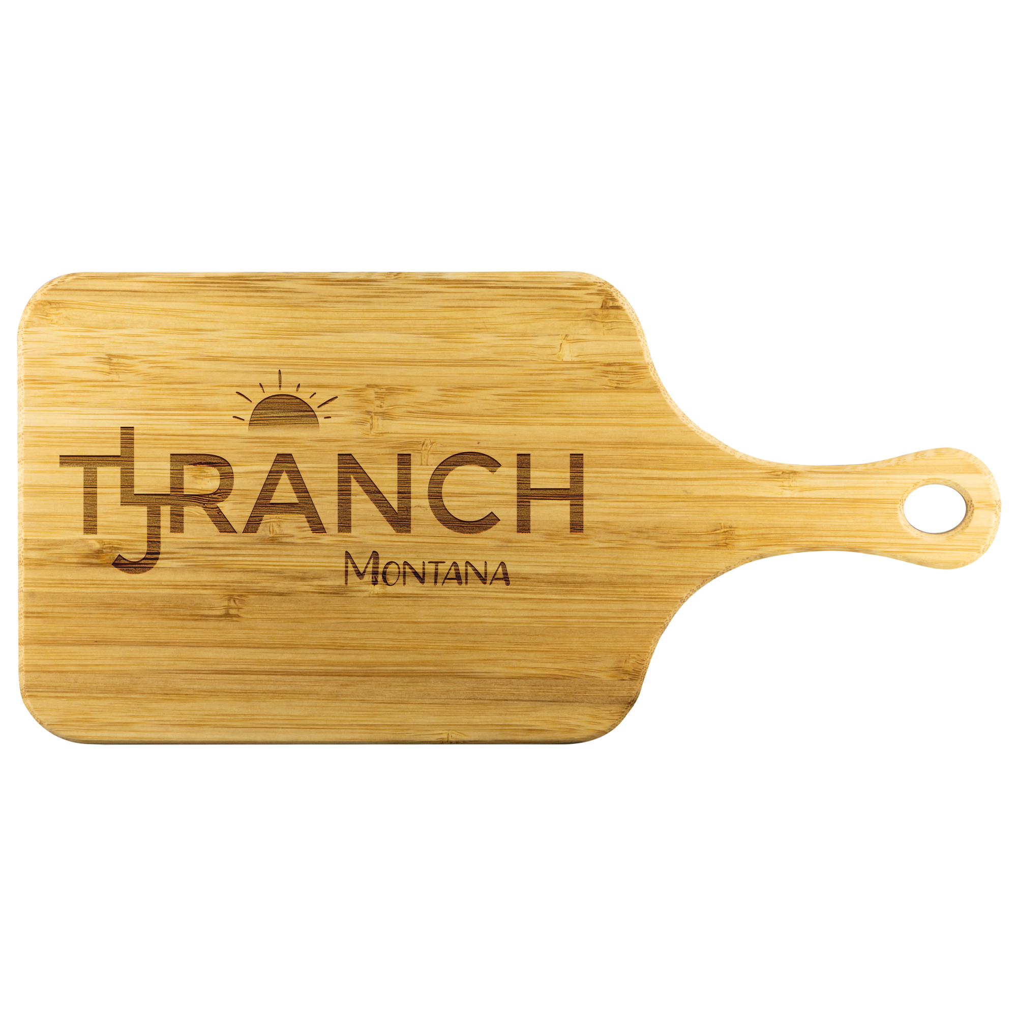 Custom Charcuterie Board - Ranch Logo Bamboo Cutting Board