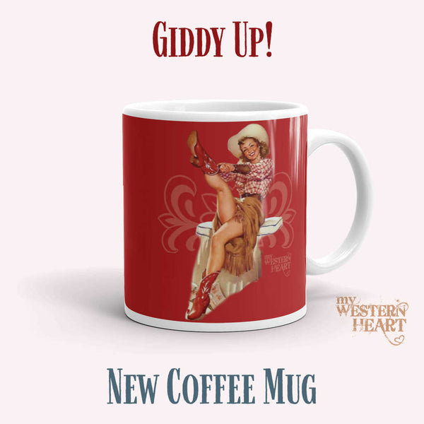 Meanwhile Back At The Ranch - New Cowgirl Coffee Mug
