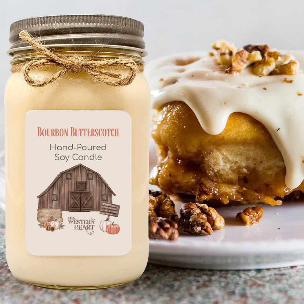 Bourbon Butterscotch Candle – A Fall Favorite Candle