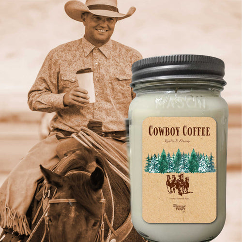 Cowboy Coffee Scented Candle | My Western Heart