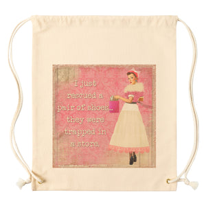 Drawstring Backpack for Shoes