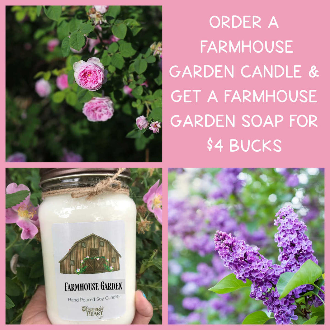 Farmhouse Garden Candle & Soap Special