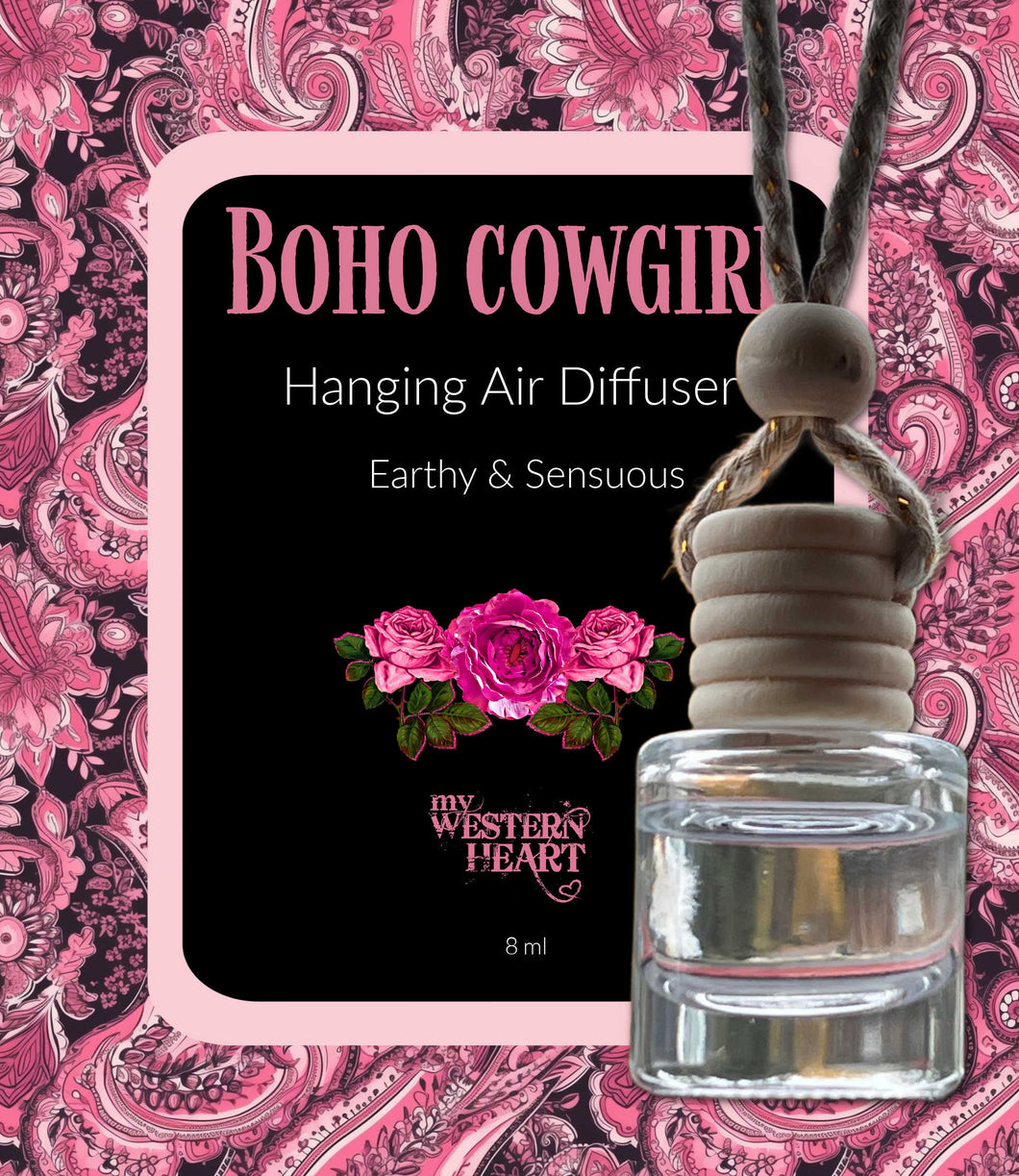 Boho Cowgirl Hanging Air Diffuser Car Air Freshener