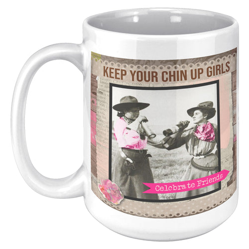 cowgirl coffee mug with vintage cowgirls