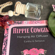 Hippie Cowgirl Nag Champa Scented Hanging Car Diffuser | Boho Car Freshener