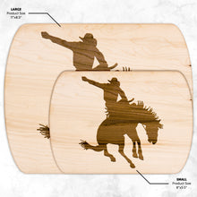 Wooden Cutting Board Bucking Horse Gift for Dad Introducing the newly crafted hardwood cutting boards made especially with the cooking enthusiast in mind. Perfect for any recipe, from grandma’s famous lasagna to some freshly baked cookies, this board has