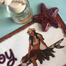 Aloha Cowgirl Hanging Car Diffuser | Hawaiian Jasmine Air Freshener | Western Tropical Scent for Car or Trailer