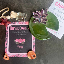 Hippie Cowgirl Nag Champa Scented Hanging Car Diffuser | Boho Car Freshener