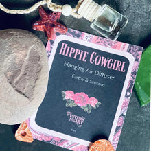 Hippie Cowgirl Nag Champa Scented Hanging Car Diffuser | Boho Car Freshener