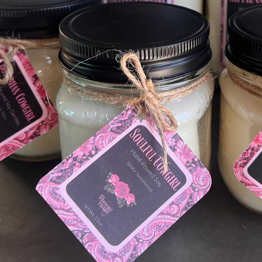 Soulful Cowgirl Vanilla Sandalwood Soy Candle