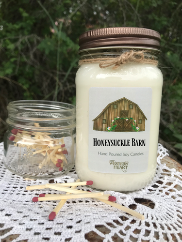 honeysuckle barn mason jar candle