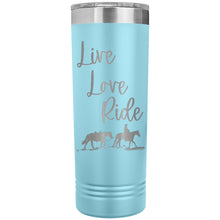 Cowgirl Tumbler Live Love Ride My Western Heart