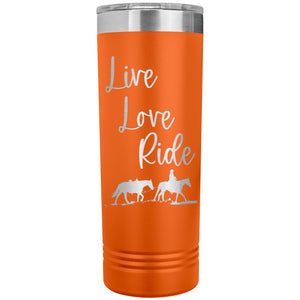 Cowgirl Tumbler Live Love Ride My Western Heart