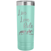 Cowgirl Tumbler Live Love Ride My Western Heart