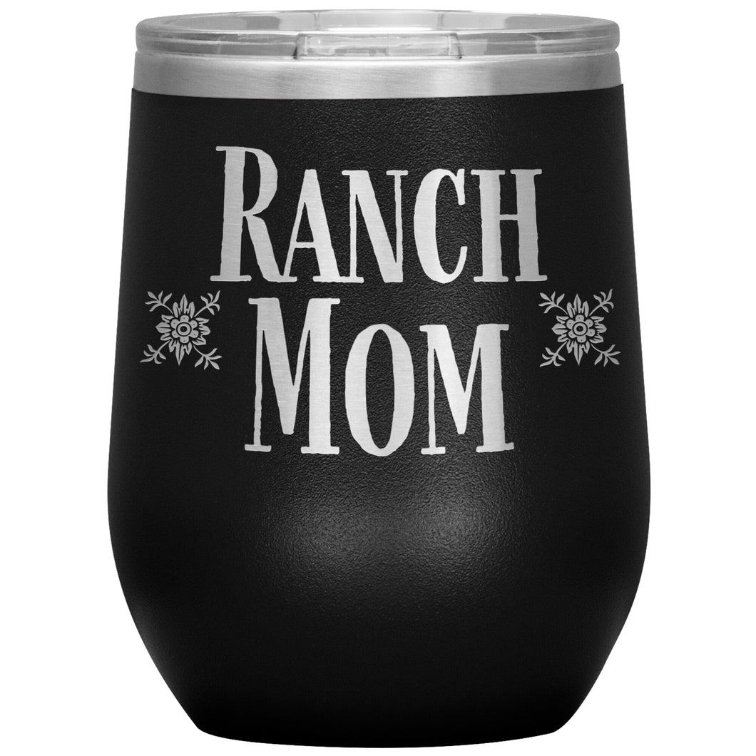 Ranch Mom Insulated Wine Stemless Wine Tumbler